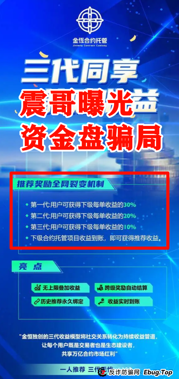 震哥揭秘“金恒合约”：专坑黑心团队长的短命资金盘骗局