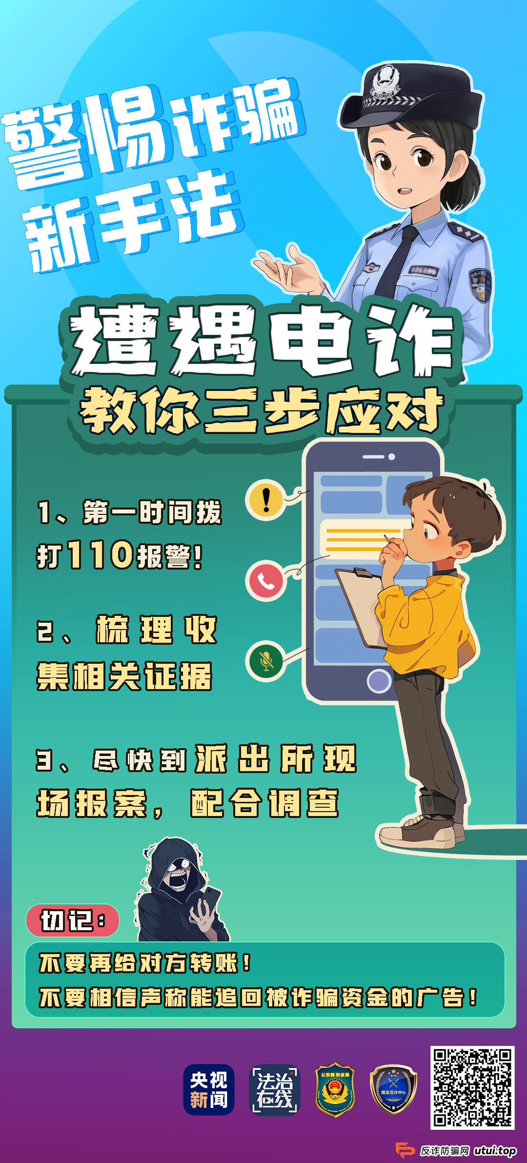 如何识破骗局？被骗了怎么办？最全“防诈秘籍”来了！收好这四图→