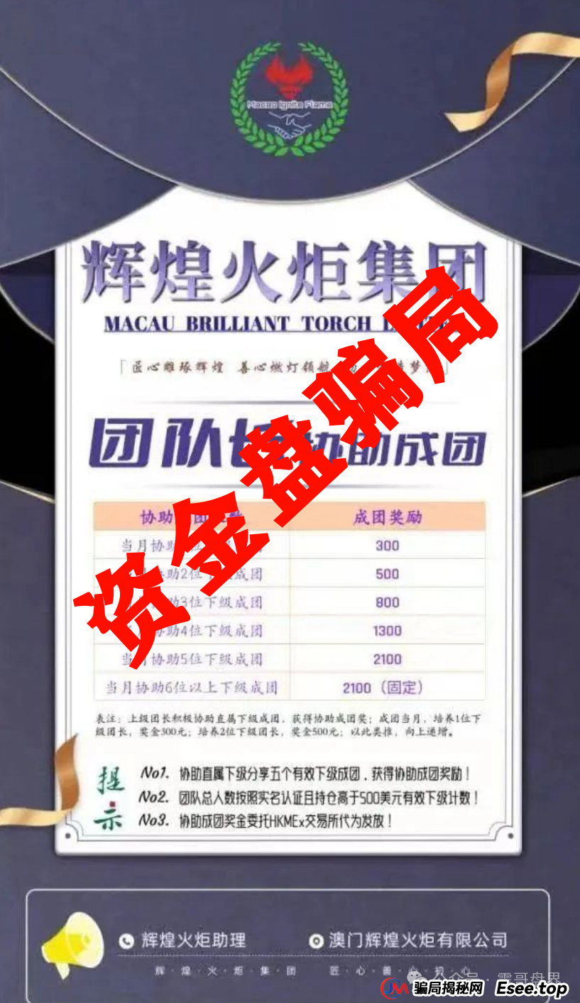 【辉煌火炬集团】这玩意儿到底靠不靠谱？震哥来给你扒扒底