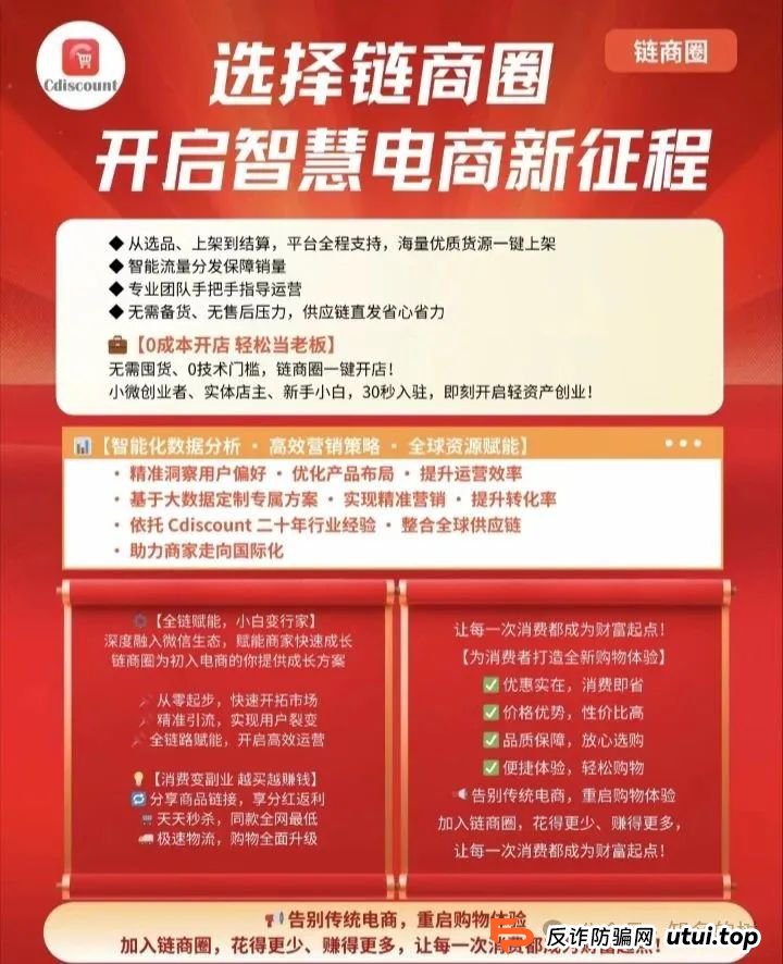 迪斯康特链商圈资金盘曝光：假借法国Cdiscount名义疯狂敛财