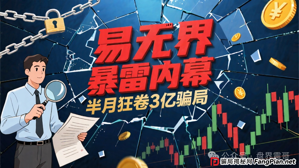 易无界暴雷内幕：震哥带你扒皮这个半月狂卷3亿的骗局