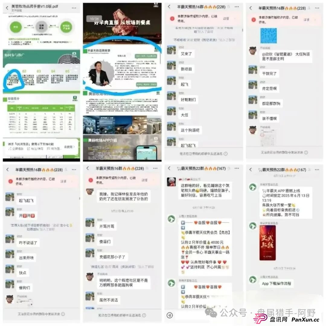 惊爆!“美丽牧场羊霸天”未上线狂揽4000万,竟是惊天资金盘骗局(5) 惊爆!“美丽牧场羊霸天”未上线狂揽4000万,竟是惊天资金盘骗局(5)