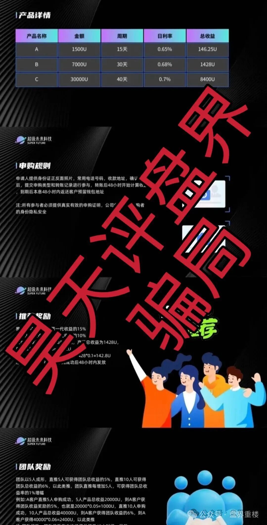 超级未来Super Future AI算力租赁分红类资金盘骗局,高度预警,抓紧远离!(4) 超级未来Super Future AI算力租赁分红类资金盘骗局,高度预警,抓紧远离!(4)