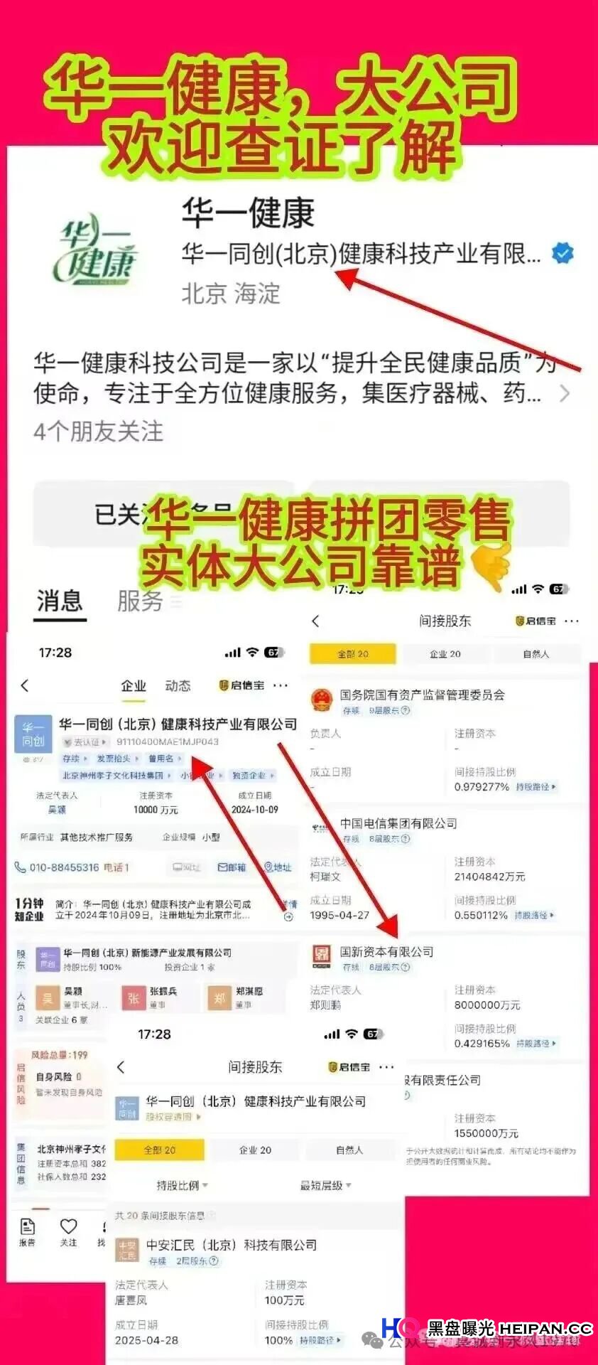 起底“华一健康”拼团骗局:499元入门,号称“20天赚4000”,实为精心包装的庞氏模型(2) 起底“华一健康”拼团骗局:499元入门,号称“20天赚4000”,实为精心包装的庞氏模型(2)