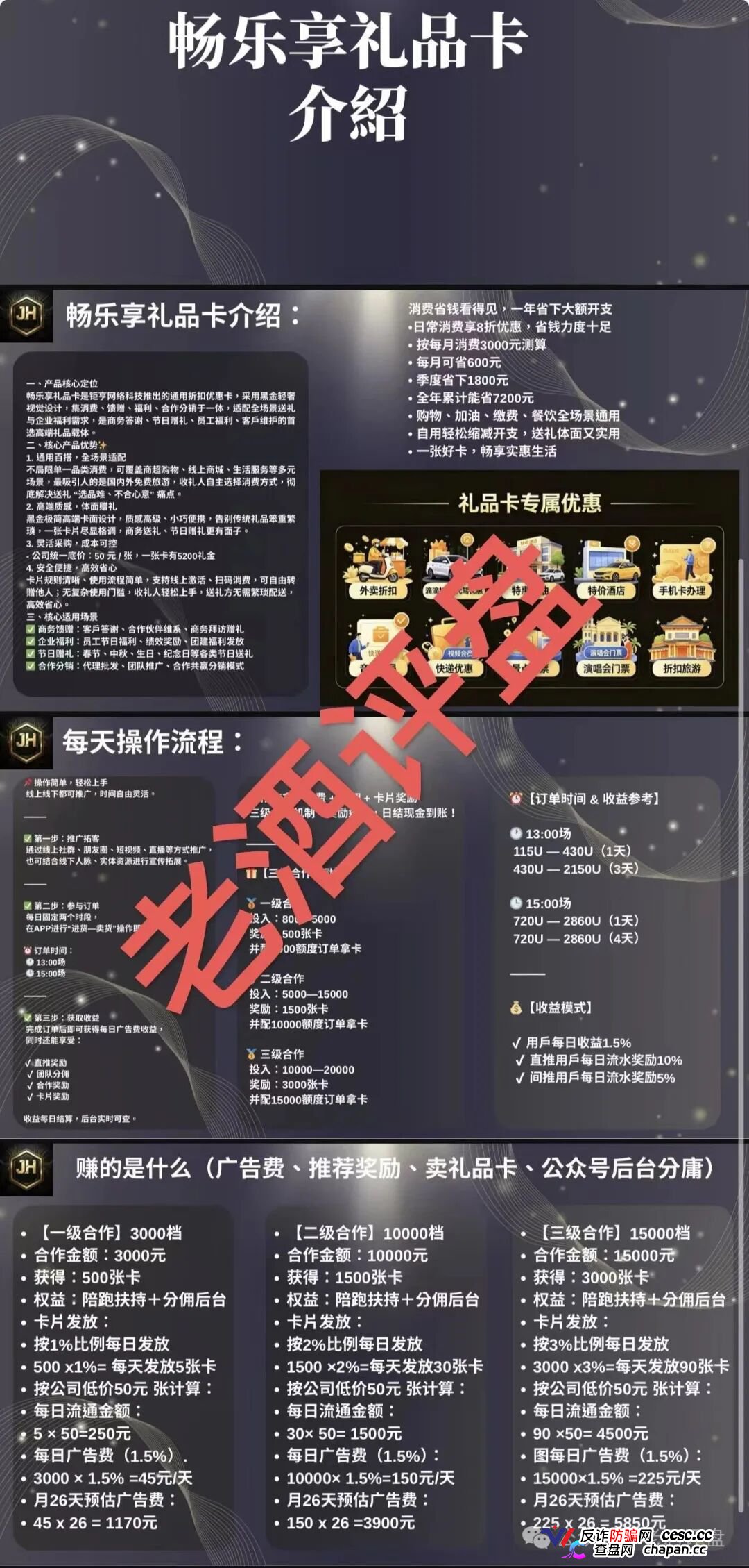 “钜亨商贸”崩盘预警：日息1.5%的礼品卡商贸庞氏骗局，套路还没跑完就跑不出来了